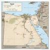 Gifts Delight Laminated 24x28 Poster: Large Scale Political map of Egypt with Relief, Roads, Railroads and Major Cities - 1997 Egypt view 1