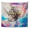 Designart Blue Paper Flower and Flame, X-Large/92 x 78" view 2