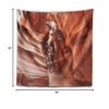 Designart ' Antelope Canyon High Structures' Landscape Photography Tapestry Blanket Dcor Wall Art for Home and Office, Created On Lightweight Polyester Fabric Medium: 39 in. x 32 in view 4