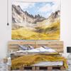 Designart ' Hills and Valleys in Golden Morning' Landscape Photography Tapestry Blanket Dcor Wall Art for Home and Office x Large: 80 in. x 68 in view 1