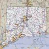 Gifts Delight Laminated 30x24 Poster: Road Map - Large Detailed Roads and Highways map of Connecticut State with All citiesMaps view 1