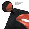 Amagical Sexy Decor Red and Black Bathroom Decoration 3 Piece Bathroom Mat Set Woman Red Lips Print Bath Mat Contour Mat Toilet Cover view 4