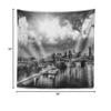 Designart ' Amazing Night in New York City' Cityscape Photo Tapestry Blanket Dcor Wall Art for Home and Office, Created On Lightweight Polyester Fabric Medium: 39 in. x 32 in view 4