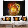 Designart Supernova Explosion in Black, Medium/39" x 32" view 1