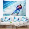 Designart Extreme Male Skier, Medium/39" x 32" view 1