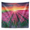 Designart ' Blooming Tulips at Sunrise' Photography Tapestry Blanket Dcor Wall Art for Home and Office x Large: 92 in. x 78 in view 2