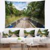 Designart Boat in Mekong River Vietnam, X-Large/92 x 78" view 1