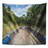 Designart Boat in Mekong River Vietnam, X-Large/92 x 78" view 2