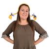 Beistle 52325 Pigtail Braids 2 Piece, OSFM, Yellow/Blue view 2