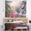 Designart ' Breathtaking View of Aline Forest' Landscape Photography Tapestry Blanket Dcor Wall Art for Home and Office, Created On Lightweight Polyester Fabric Medium: 39 in. x 32 in view 1