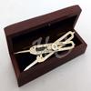 Mahira Nautical Solid Brass Proportional Divider Marine Navigation Compass With Wooden Box view 3