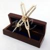 Mahira Nautical Solid Brass Proportional Divider Marine Navigation Compass With Wooden Box view 4