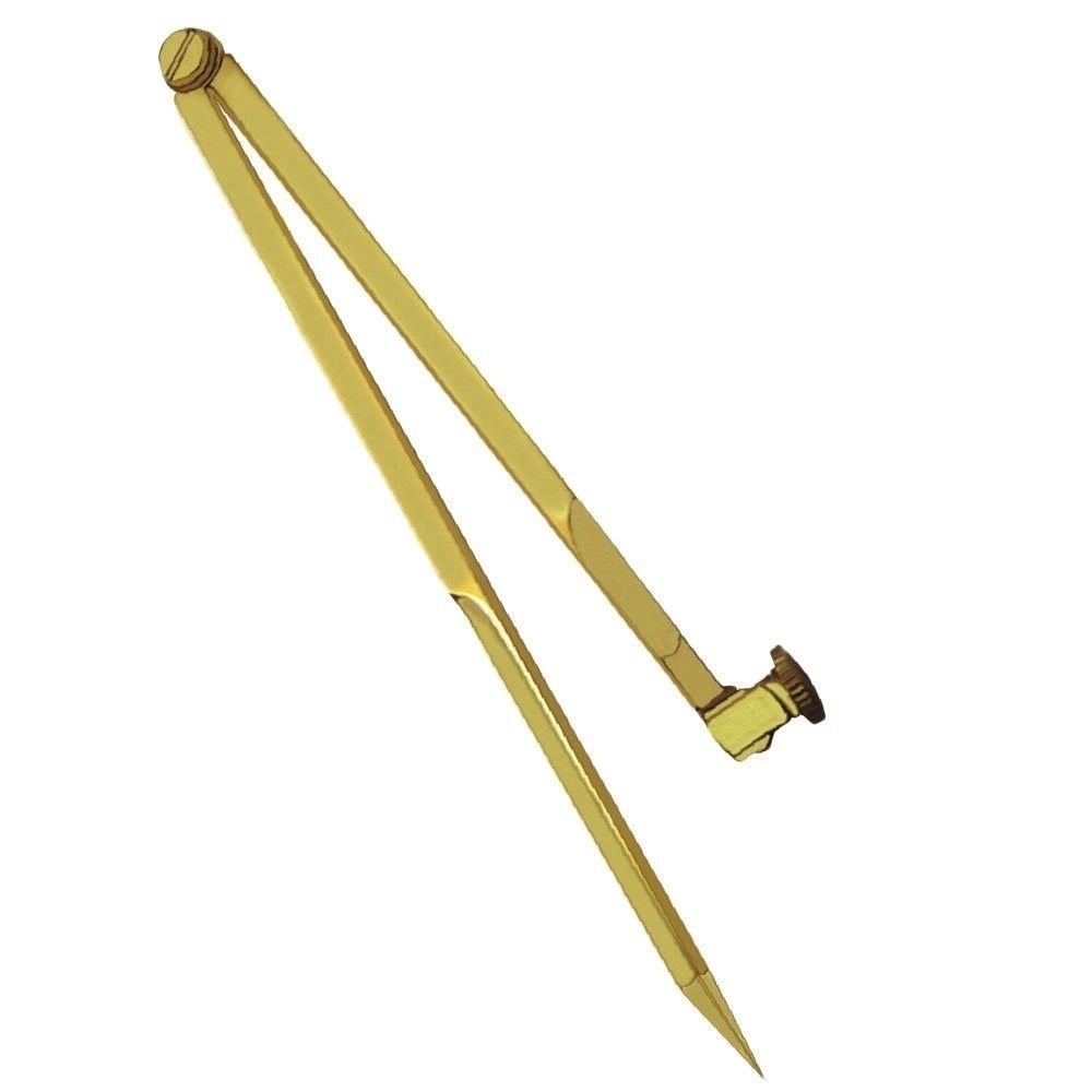 Mahira Nautical Good Brass navigation compass divider comes with Pencil Holder New