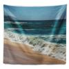 Designart ' Ideal Blue Atlantic Beach in Summertime' Seashore Tapestry Blanket Dcor Wall Art for Home and Office Medium: 39 in. x 32 in view 2