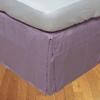 Selection Bedding Collection 1 PC Split Corner Bed Skirt 100% Egyptian Cotton Super Luxurious 300 Thread Count Drop Length 17 Inches. (Twil XL, Lilac) view 1