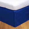 Selection Bedding Collection 1 PC Split Corner Bed Skirt 100% Egyptian Cotton Super Luxurious 300 Thread Count Drop Length 17 Inches. (Twil XL, Royal Blue) view 1