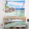 Designart Beautiful Seychelles Rocky Coast, X-Large/92 x 78" view 1