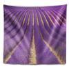 Designart ' Beautiful Pattern of Blooming Lavender' Flower Tapestry Blanket Dcor Wall Art for Home and Office, Created On Lightweight Polyester Fabric x Large: 92 in. x 78 in view 2