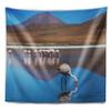 Designart Beautiful Flamingos in Bolivia, X-Large/92 x 78" view 2