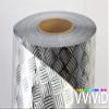 VViViD Metallic Industrial Diamond Plate Chrome Finish Self-Adhesive Vinyl Sheet Roll for Craft & Hobby Application (Silver 10ft x 17.8 inches) view 2