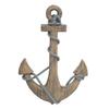 Asense 24 Inch Large Wooden Anchor Wall Decor, Handcrafted Rustic Nautical Wall Art with Rope, Coastal & Beach House Themed Decoration for Living Room, Bathroom, or Entryway view 1