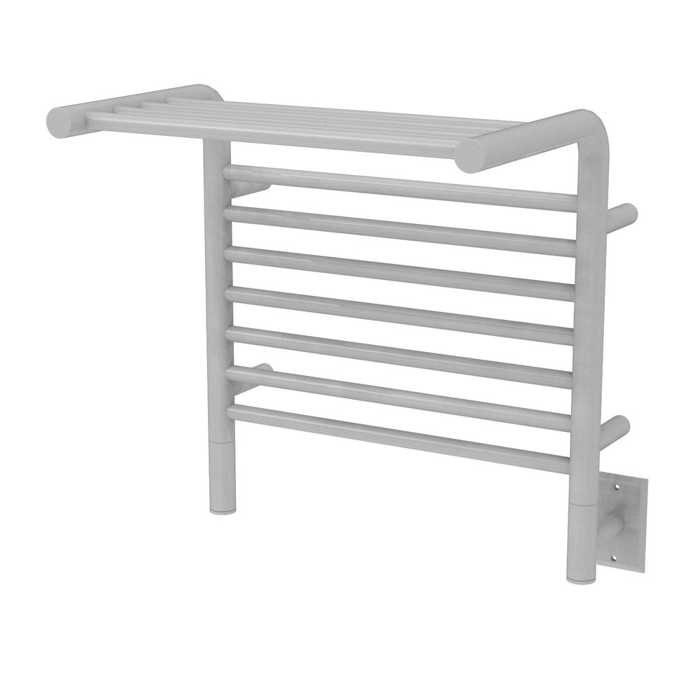 Amba Jeeves MSW Model M-Shelf 11-Bar Hardwired Towel Warmer Shelf in White