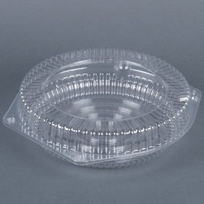 OTRIEK Clamshell Pie Container 8" Shallow Clear Pack 100/case