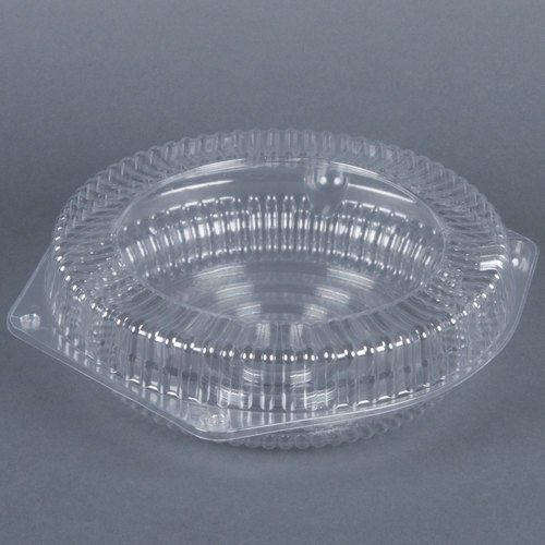 OTRIEK Clamshell Pie Container 8" Shallow Clear Pack 100/case