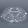 OTRIEK Clamshell Pie Container 8" Shallow Clear Pack 100/case view 1