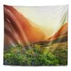 Designart ' Beautiful Meadow on Sunny Day' Landscape Tapestry Blanket Dcor Wall Art for Home and Office x Large: 92 in. x 78 in view 2