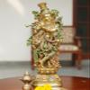 Esplanade - Lord Krishna Kishan Gopal Murti Idol Statue Sculpture - Brass - 29" - Multicolor view 1