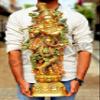 Esplanade - Lord Krishna Kishan Gopal Murti Idol Statue Sculpture - Brass - 29" - Multicolor view 4