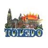 3D Toledo Spain Refrigerator Magnet La Catedral Style Souvenir Sticker,Spain Hand-Made Home and Kitchen Decoration Fridge Magnet view 1