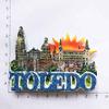 3D Toledo Spain Refrigerator Magnet La Catedral Style Souvenir Sticker,Spain Hand-Made Home and Kitchen Decoration Fridge Magnet view 2