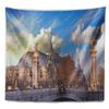 Designart ' Famous Palace in Paris' Modern Cityscape Tapestry Blanket Dcor Wall Art for Home and Office x Large: 92 in. x 78 in view 2