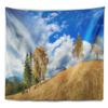 Designart ' Mountain Autumn Panorama' Landscape Tapestry Blanket Dcor Wall Art for Home and Office Medium: 39 in. x 32 in view 2