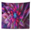 Designart ' Huge Purple Pink Fractal Flower' Floral Tapestry Blanket Dcor Wall Art for Home and Office Medium: 39" x 32" view 2
