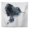 Designart ' Woman Double Exposure' Portrait Tapestry Blanket Dcor Wall Art for Home and Office x Large: 80 in. x 68 in view 2