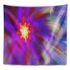Designart ' Beautiful Purple Flower Petals' Floral Tapestry Blanket Dcor Wall Art for Home and Office x Large: 92" x 78" view 2