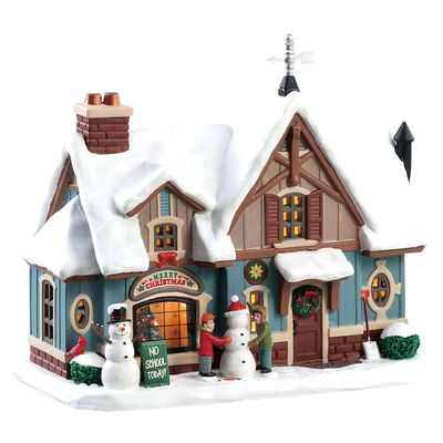 Lemax 85356 Caddington Village Lighted Building: Snow Day!