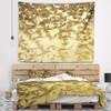 Designart ' 3D Golden Curly Background' Abstract Tapestry Blanket Dcor Wall Art for Home and Office x Large: 92 in. x 78 in view 1