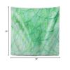 Designart ' Clear Green Veins of Marble' Abstract Tapestry Blanket Dcor Wall Art for Home and Office Medium: 39 in. x 32 in view 3