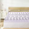 Mellow 3 Inch 5-Zone Memory Foam Mattress Topper, Soothing Lavender Infusion, Dorm Essentials, King view 2