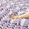 Mellow 3 Inch 5-Zone Memory Foam Mattress Topper, Soothing Lavender Infusion, Dorm Essentials, King view 4