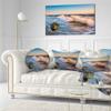 Crashing Waves at Victoria Beach' Seascape Throw Lumbar Pillow & Lumbar Cushion Pillow Cover for Living Room, Sofa view 2