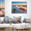Crashing Waves at Victoria Beach' Seascape Throw Lumbar Pillow & Lumbar Cushion Pillow Cover for Living Room, Sofa view 3