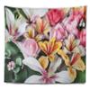 Designart ' Beautiful Sugar Decoration' Flower Tapestry Blanket Dcor Wall Art for Home and Office, Created On Lightweight Polyester Fabric x Large: 92 in. x 78 in view 3