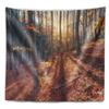Designart ' Crimean Mountains Tree Shade' Landscape Photography Tapestry Blanket Dcor Wall Art for Home and Office x Large: 92 in. x 78 in view 4
