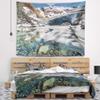 Designart ' Cave in Rugged Rocky Setting' Landscape Tapestry Blanket Dcor Wall Art for Home and Office x Large: 92 in. x 78 in view 1
