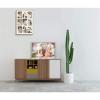 Golden State Art, 13.6x19.7 Gold Aluminum Collage Frame - Ivory Mat Included - Fits Nine 4x6 Photos/Pictures - Sawtooth Hanger - Swivel Tabs - Wall Mounting - Landscape/Portrait - Real Glass,1 Pack view 2